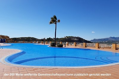 Panoramische ligging van de villa in Denia