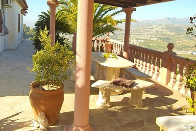 Moraira Villa panoramisch uitzicht op zee