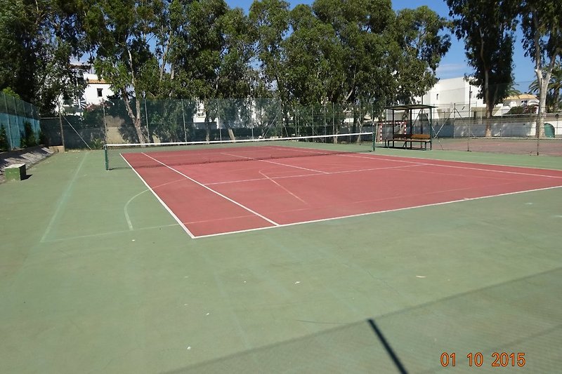 Tennisplatz, der Ihnen zur Verfügung steht