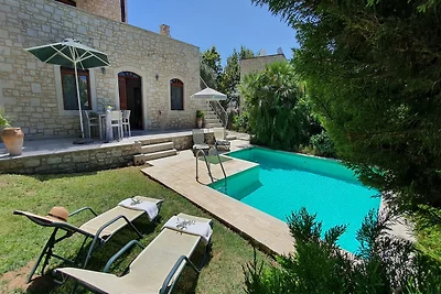 Natursteinvilla Preveli mit Pool