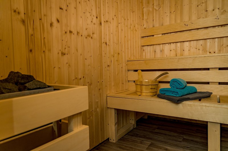 integrierte Sauna in der Wohnung