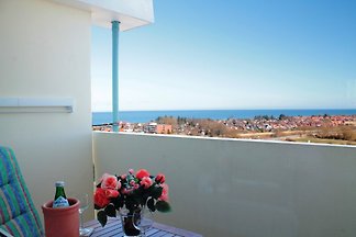 Meerblick mit Strandkorb bei Kiel
