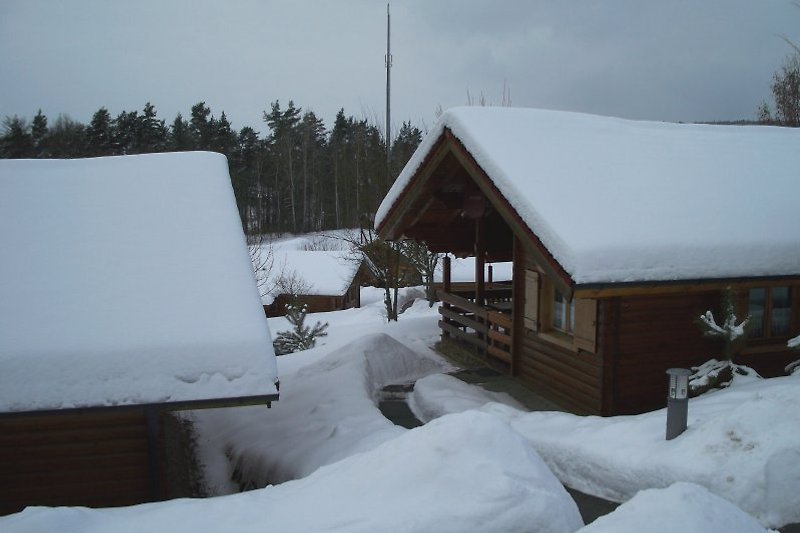 Inverno nel villaggio turistico