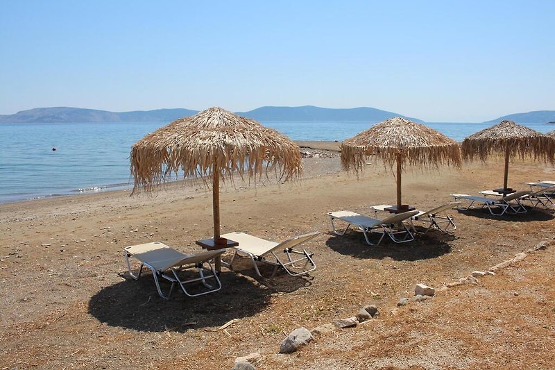 Strand bei Thermisia nach ca. 1,8km