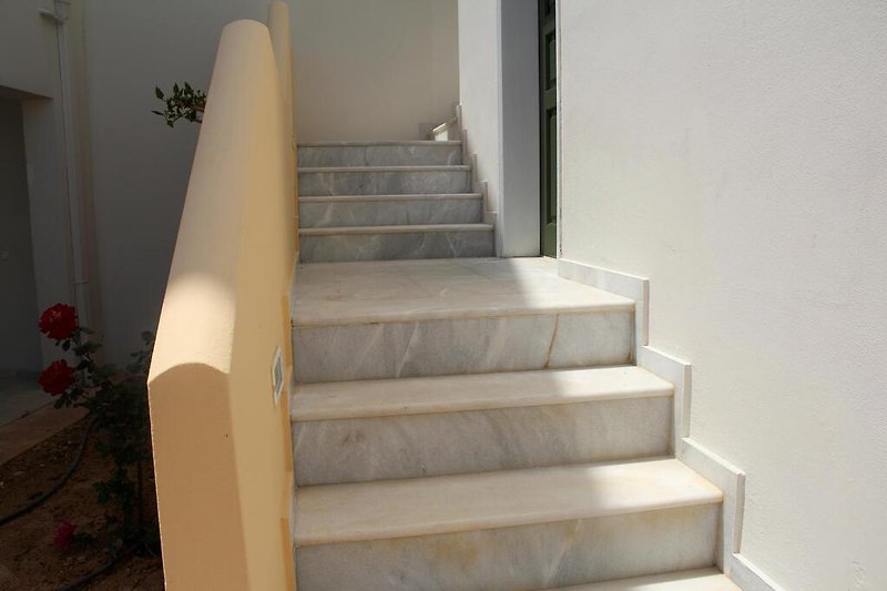 stairs to the holiday home