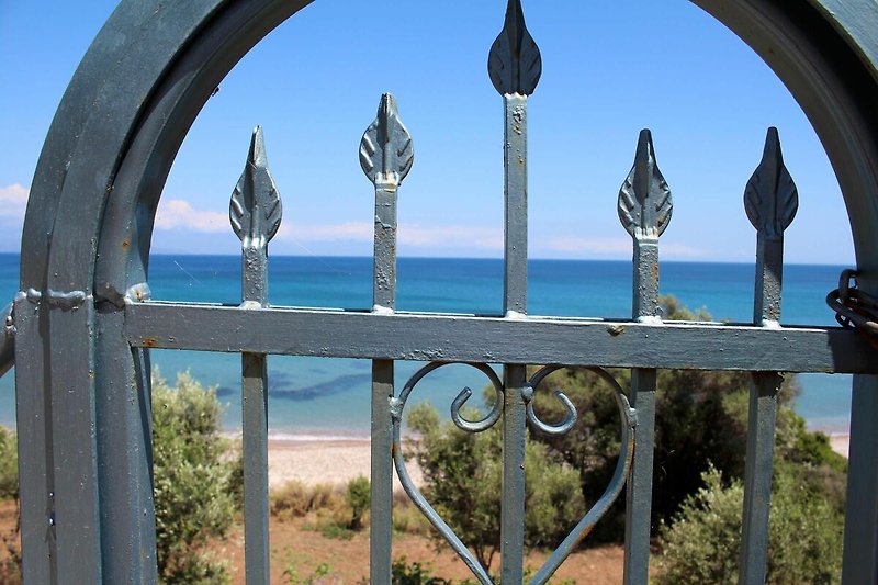 gate to the beach
