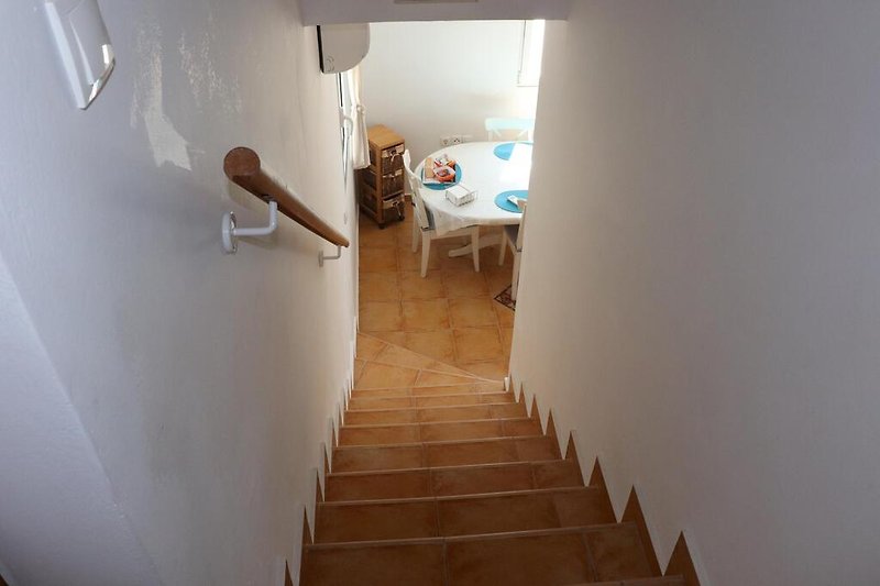 Staircase to the first floor