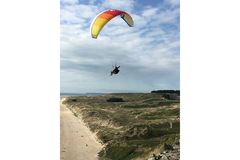Paragliding am Cap de Carteret