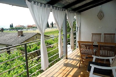 Ferienwohnung Amfora mit Meerblick