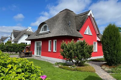 Strandläufer rietgedekte woning in Glowe