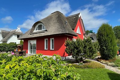 Strandläufer rietgedekte woning in Glowe