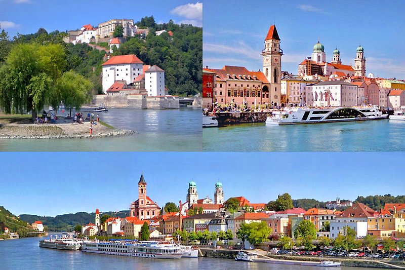 Passau die 3 Flüssestadt