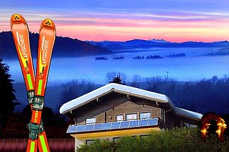 Ferienhaus-Panoramablick Südhanglag