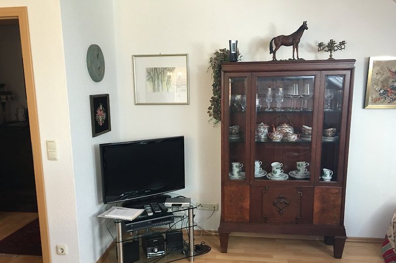 TV corner in the living room