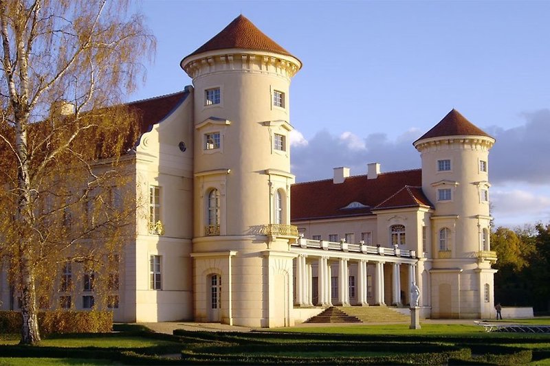 Das Rheinsberger Schloss ist fußläufig erreichbar