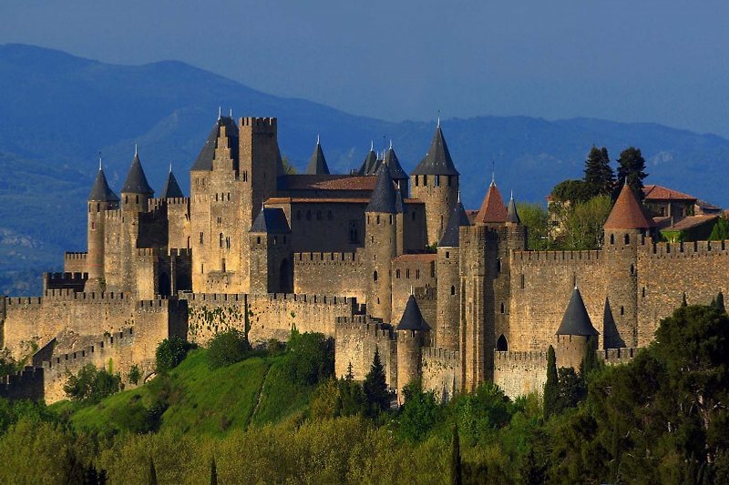 Carcassonne, imposante Burgstadt, UNESCO-Denkmal