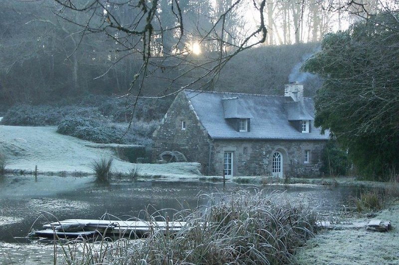Mühle im Winter 