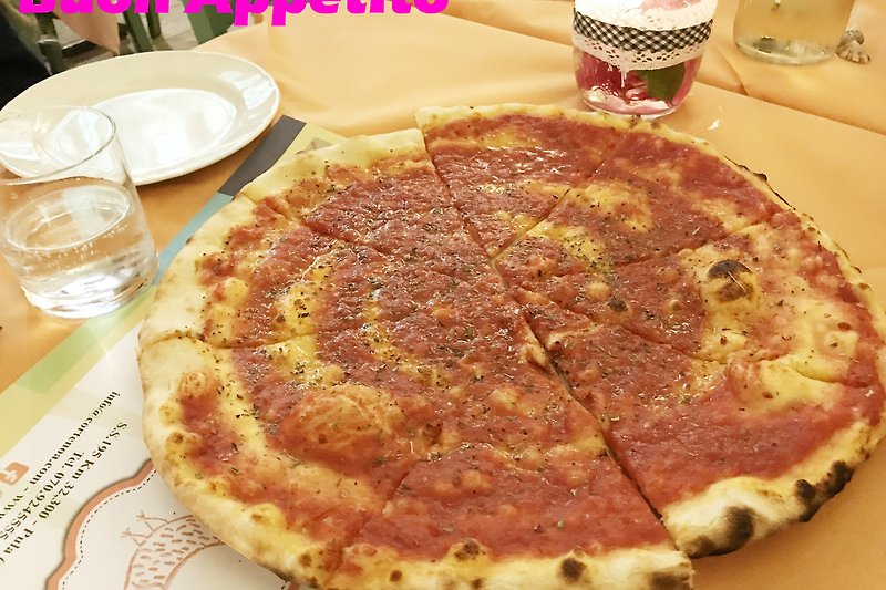 Die tollen Pizzen in CALASETTA