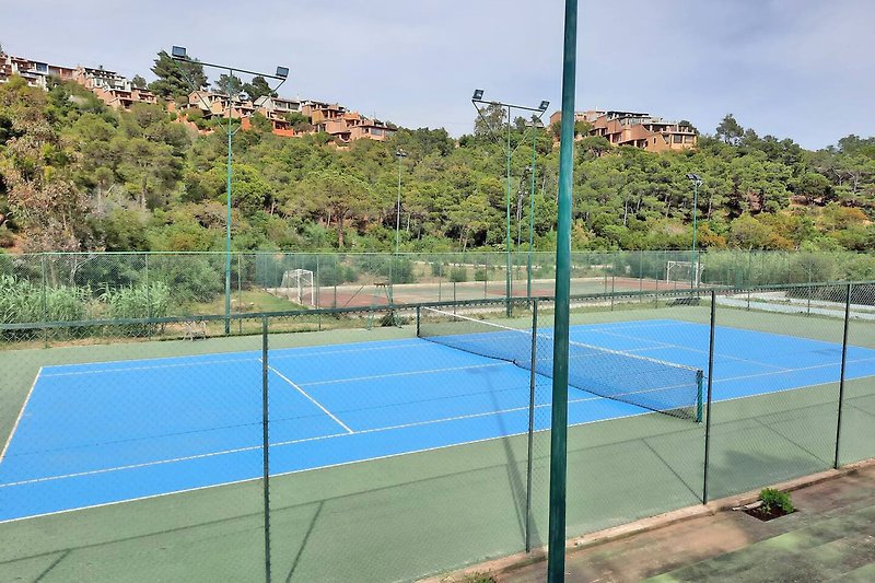 Tennisplätze in der Anlage