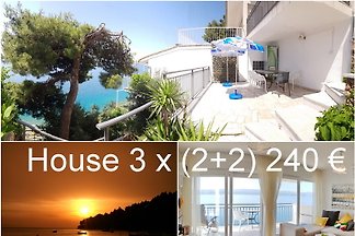 STANICI-3x (2+2) 240 € 1 ROW at sea