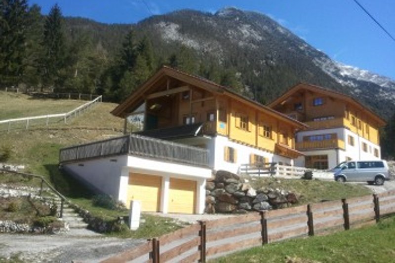 Harry's Hut and Harry's Chalet (above)
