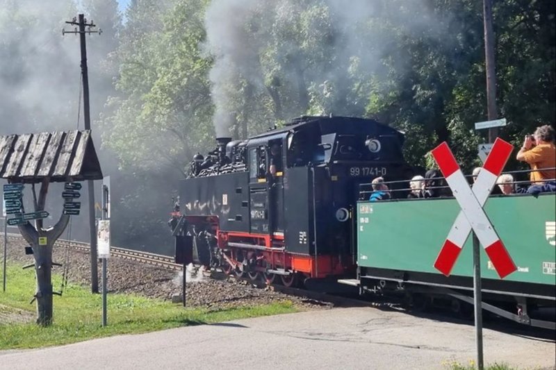 Historische Scmalspurbahn nach Oberwiesenthal