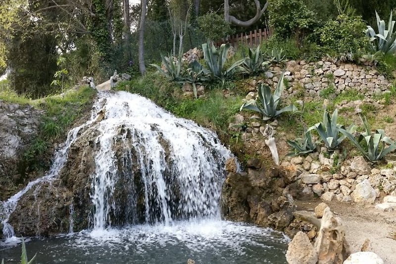 The Domaine's Waterfall
