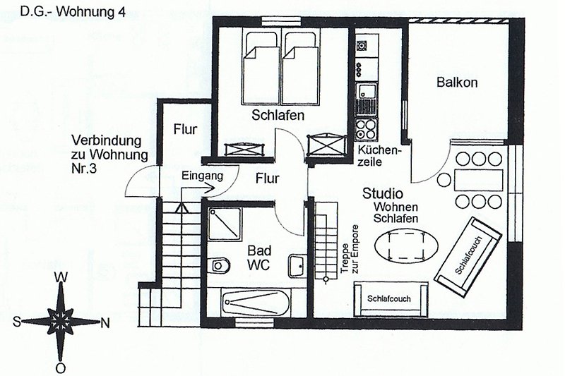 Haus 28 - Wohnung 4 Grundriss