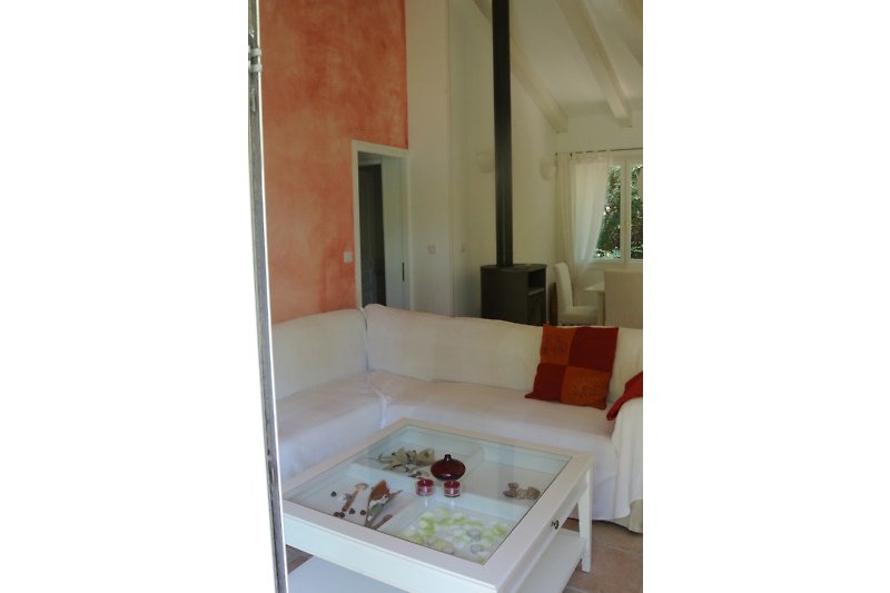 Korsika, Ferienhaus mit Pool, Wohnzimmer