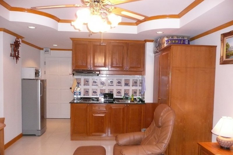 Kitchen and Cabinet
