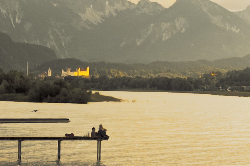 Füssener Schloss mit Forggensee