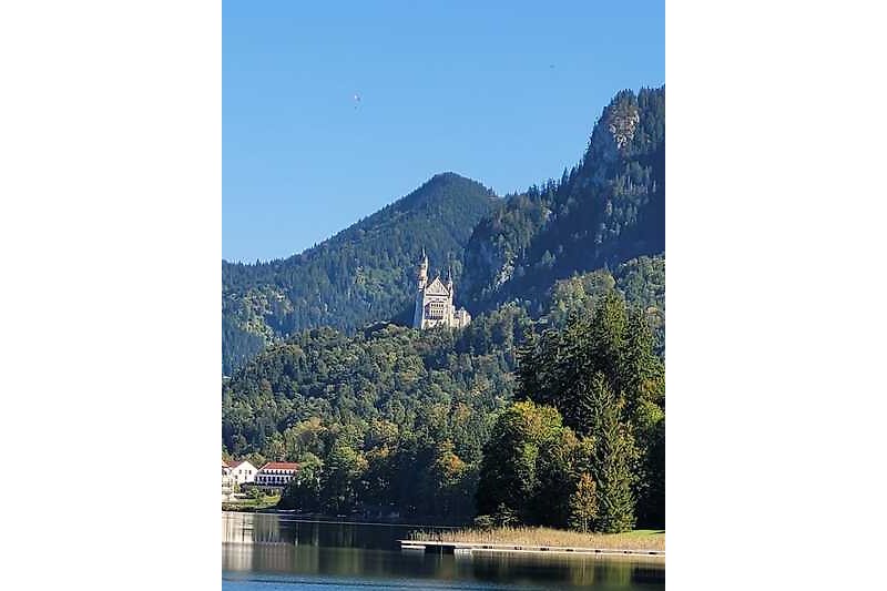 Alpsee bei Schloss Neuschwanstein