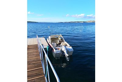 Haus Lunheim mit Boot