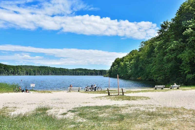 Plaža na jezeru Wolgastsee