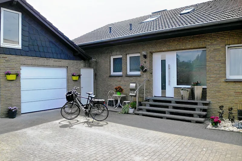 Ingang van het huis