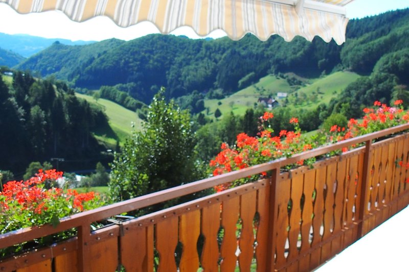 Balkon Ferienwohnung Panoramablick