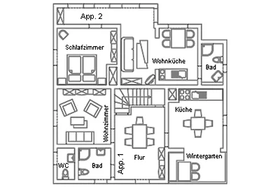 Ferienhaus bis 17 Pers im Harz