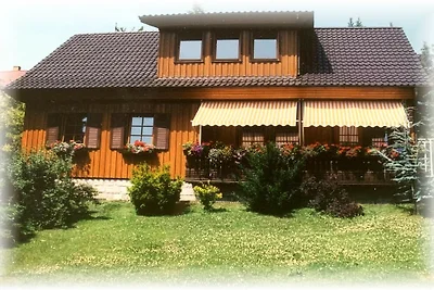 Ferienhaus mit Pool im Harz