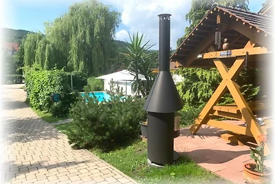 Ferienhaus mit Pool im Harz