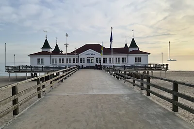 Casa cabaña de playa con terraza