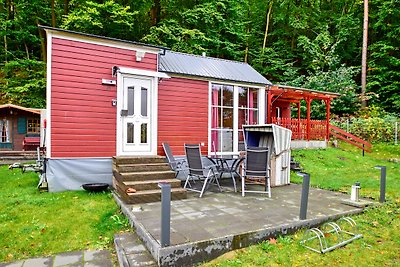 Tiny House Strandwagen mit Terrasse