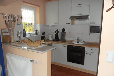 Fhaus Wattläufer, Sauna, Kaminofen