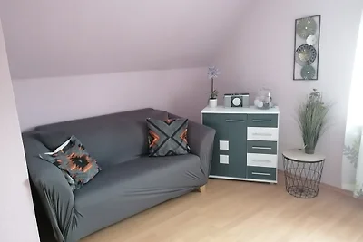 Fhaus Wattläufer, Sauna, Kaminofen