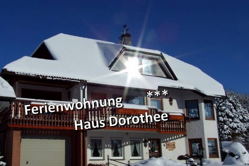 Hausansicht Winter Haus Dorothee