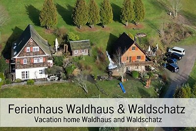 Hüttenchalet Waldschatz mit  Sauna