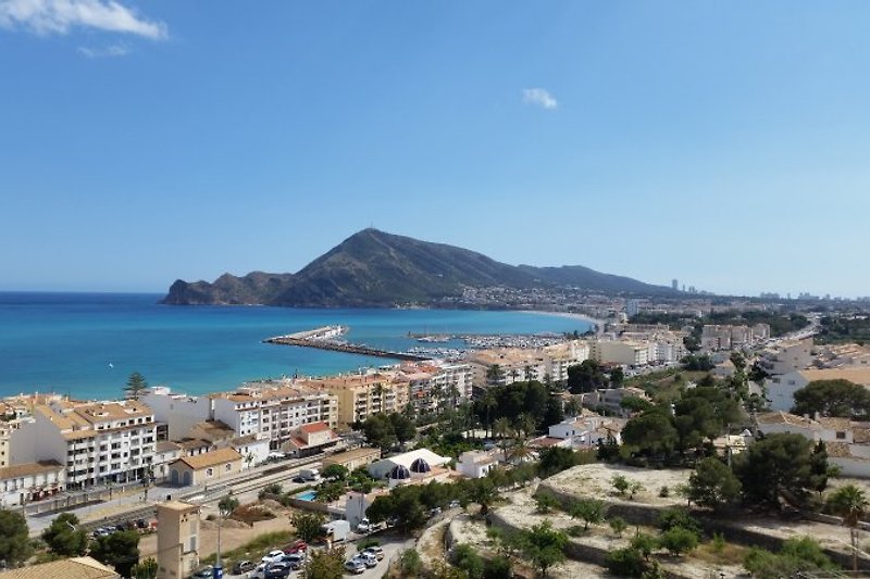 Blick auf Altea von der Altstadt