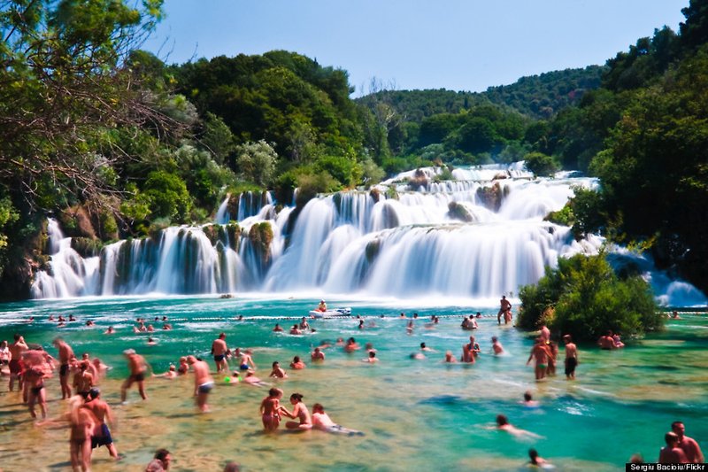 Wasserfälle Krka ca.40 Autominuten entfernt