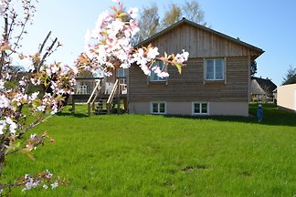 Romantisches Holzhaus mit Sauna