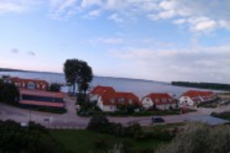 Blick vom Schmiedeberg auf Haff und Ostsee