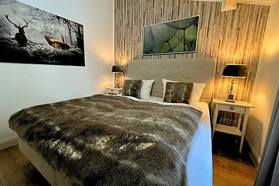 Geräumiges Ferienhaus mit Sauna, Glasfaser un...